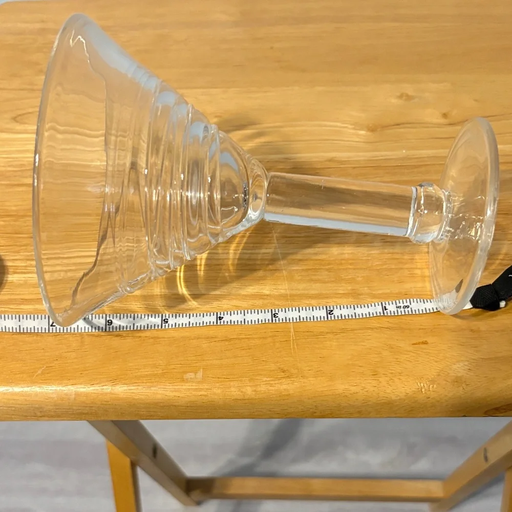 Crate&Barrel Clear Glass Cocktail Glass